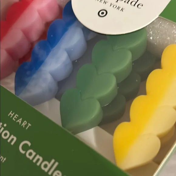 Kate Spade Heart Celebration Candles - Multicolor NIB - Picture 4 of 4